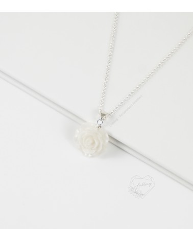Breastmilk Rose Flower Necklace