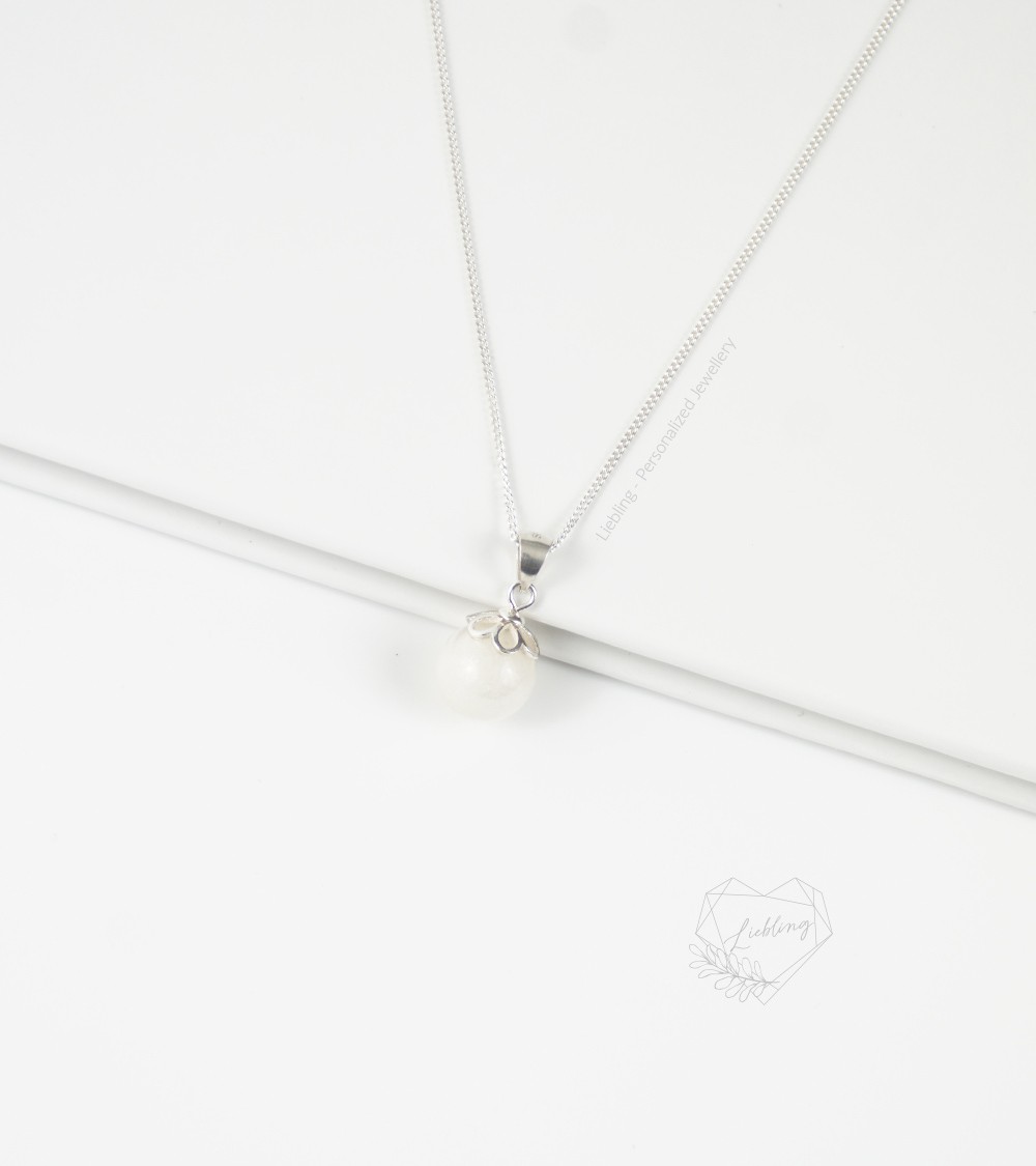 Breastmilk Pearl Necklace Handcrafted in Squamish, BC